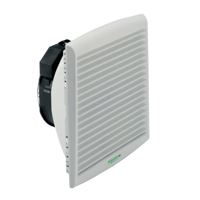 Schneider,  ClimaSys forced vent. IP54, 165m3/h, 230V, with outlet grille and filter G2