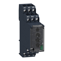 Schneider, Modular liquid level control relay, 8 A, 2 CO, 24…240 V AC/DC