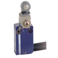 Schneider, limit switch XCMD - steel roller lever - 1NC+1NO - snap - 1 m