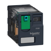Schneider, Miniature plug-in relay, 6 A, 4 CO, 48 V DC