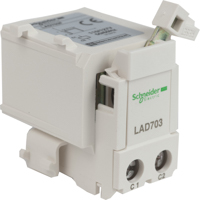 Schneider, TeSys D thermal overload relays - remote electrical stop - 110 V DC/AC