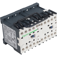 Schneider, TeSys K reversing contactor - 3P - AC-3  440 V 9 A - 1 NC - 110 V AC coil