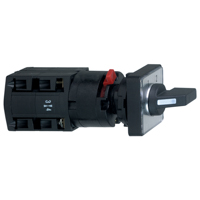 Schneider, cam changeover switch - 2-pole - 60° - 10 A - for Ø 16 or 22 mm