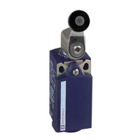 Schneider,  limit switch XCKP - thermoplastic roller lever - 1NC+1NO - snap - M16