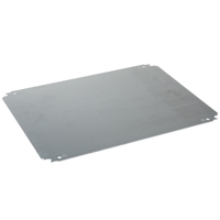 Schneider,  Plain mounting plate H250xW200mm made of galvanised sheet steel