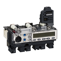 Schneider, trip unit Micrologic 5.2 E for Compact NSX 160/250 circuit breakers, electronic, rating 160A, 3 poles 3d