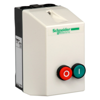 Schneider, TeSys LE - enclosed DOL starter - 9 A - 400 V AC coil