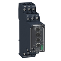 Schneider, Modular timing relay, 8 A, 2 CO, 0.05s…300h, multifunction, 24...240 V AC/DC