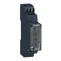 Schneider, Modular multifunction 3-phase supply control relay, 5 A, 1 CO, 208...480 V AC
