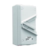 Schneider,  35A 250V Surface Mount Single Pole Isolating Switch IP66