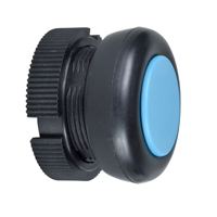 Schneider,  round head for pushbutton - spring return - XAC-A - blue - booted