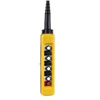 Schneider,  Pendant control station, plastic, yellow, 8 push buttons