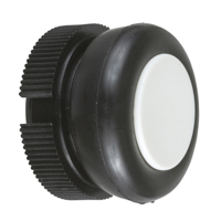 Schneider,  round head for pushbutton - spring return - XAC-A - white - booted