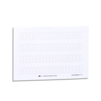 Schneider, sheet of 76 unmarked legends 8 x 27 mm for legend holder 30 x 40 mm