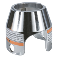 Schneider,  chromium plated metal padlockable guard for Ø40 mushroom head
