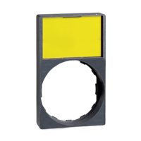 Schneider, legend holder 30 x 50 mm with legend 18 x 27 mm unmarked