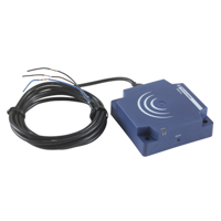 Schneider, inductive sensor XS8 80x80x26 - PBT - Sn60mm - 24..240VAC/DC - cable 2m