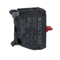 Schneider,  single contact block for head Ø22 1NC screw clamp terminal