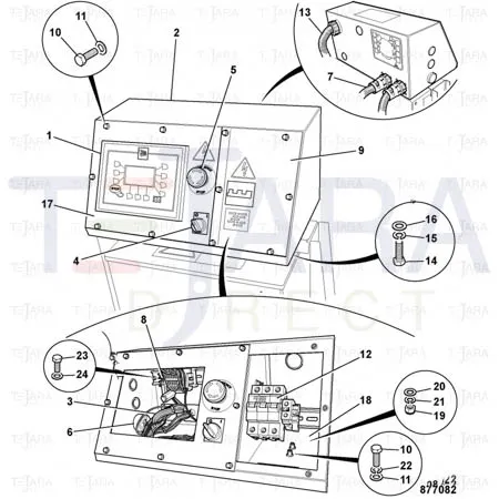 JCB Part No.# 321/10031, Kit ESTOP - JCB Spare Parts