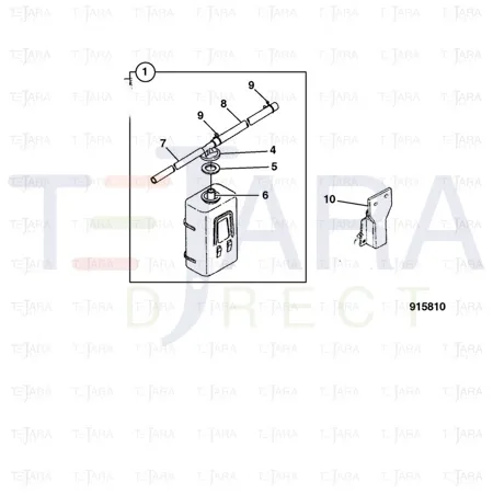 JCB Part No.# 332/C0228, Bracket - JCB Spare Parts