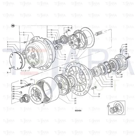 JCB Part No.# 10/906599, GASKET - JCB Spare Parts