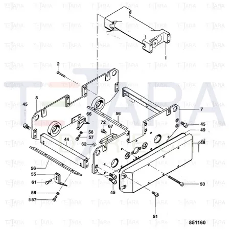 JCB Part No.# 4101/11069, Blade - JCB Spare Parts