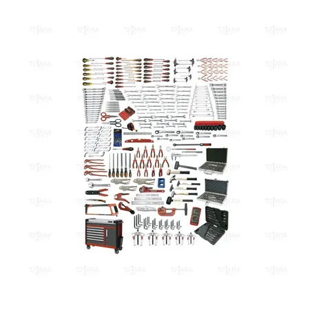 SET FOR MECHANICS 419 PCS. WITH ROLLER CABINET - EGA Master