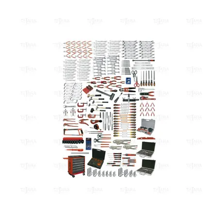 UNIVERSAL SET 428 PCS. IN ROLLER CABINET WITH FOAM TRAYS - EGA Master