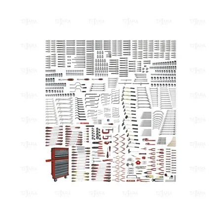 UNIVERSAL SET 802 PCS (INCH) WITH ROLLER CABINET ET FOAM TRAYS - EGA Master