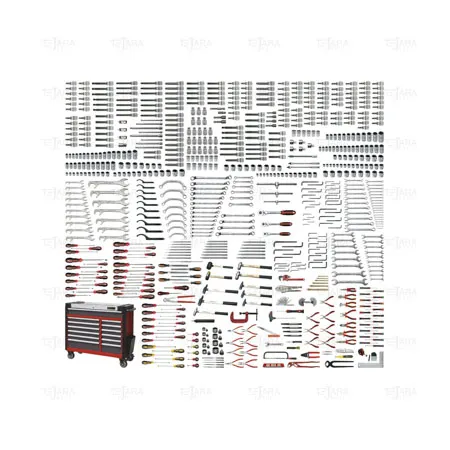 UNIVERSAL SET 704 PCS (INCHES) WITH ROLLER CABINET AND FOAM TRAYS - EGA Master