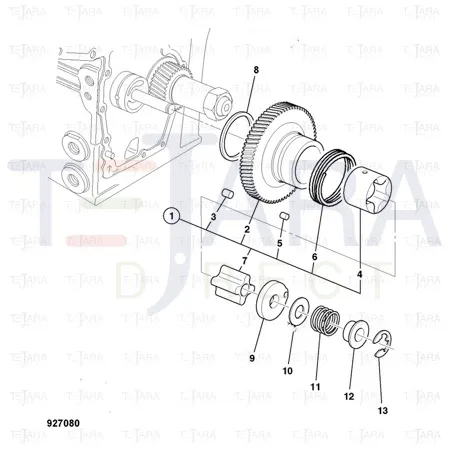 JCB Part No.# 02/630219, SPRING - JCB Spare Parts