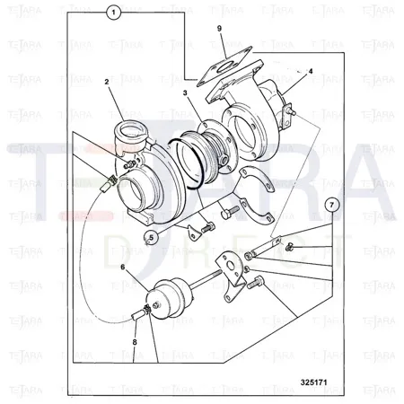JCB Part No.# 02/201874, KIT-SUNDRY PARTS - JCB Spare Parts