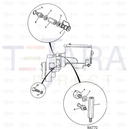 JCB Part No.# 1305/1710Z, SET 3/8UNCx1.1/2 HT - JCB Spare Parts