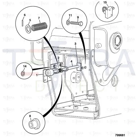 JCB Part No.# 1391/9407Z, CAP SCREW M4x25 - JCB Spare Parts