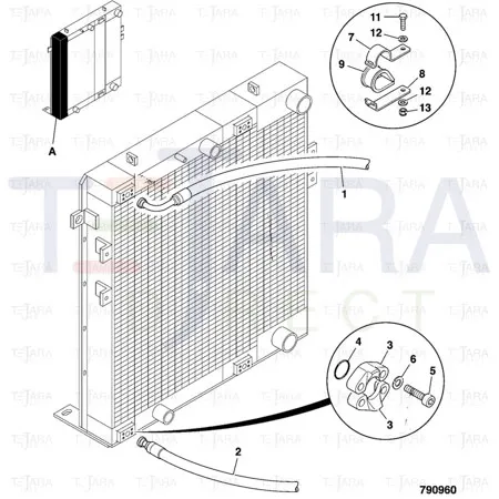 JCB Part No.# 30/926215, COOLER - JCB Spare Parts
