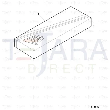 JCB Part No.# SC1757903, Seal Rear Oil - JCB Spare Parts