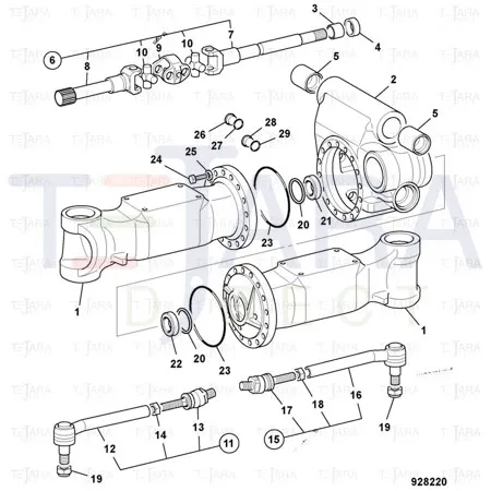 JCB Part No.# 332/C3992, O Ring - JCB Spare Parts