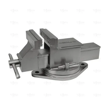 PARALLEL BENCH VICE SWIVEL 8" WITH PIPE JAWS INOX 304 - EGA Master