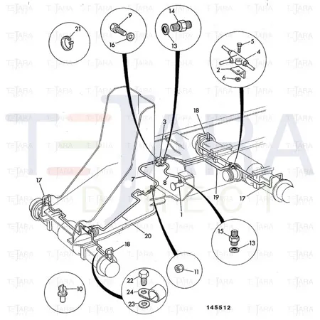 JCB Part No.# 821/00331, P-CLIP - JCB Spare Parts