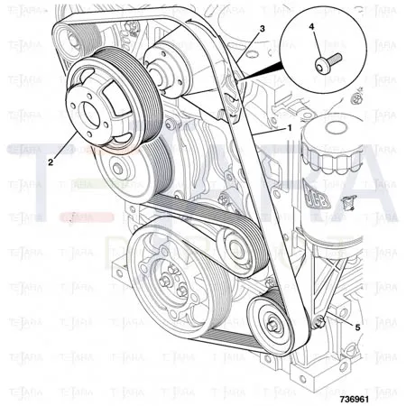 JCB Part No.# 320/08603, BELT.8PK 1988 AR3 - JCB Spare Parts