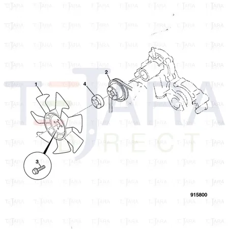 JCB Part No.# 332/D0413, Bolt - JCB Spare Parts