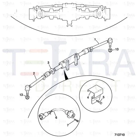 JCB Part No.# 1391/3101Z, CAP SCREW M5x10 - JCB Spare Parts