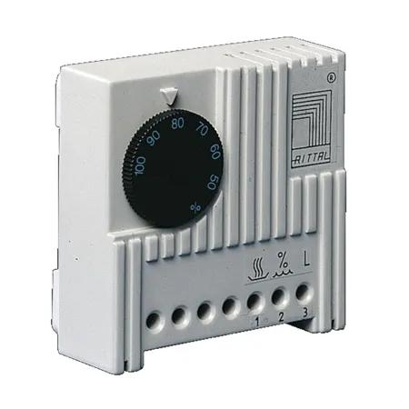 Rittal, SK Hygrostat, 24-230 V, 1~, 12-75 V (Dc), Whd: 71X71X33.5 MM