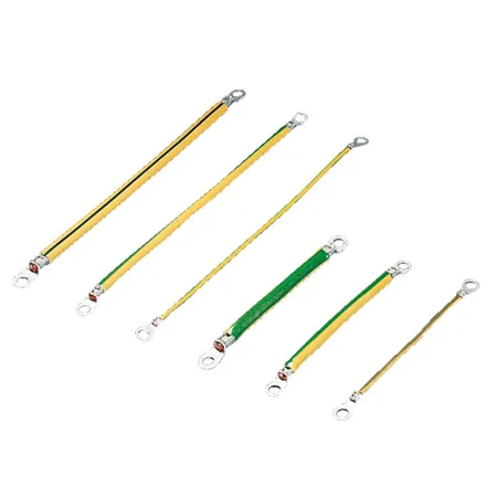 Rittal, SZ Earth Strap, Connection: M8-M8, For Cross-Section 16 Mm², L: 170 MM