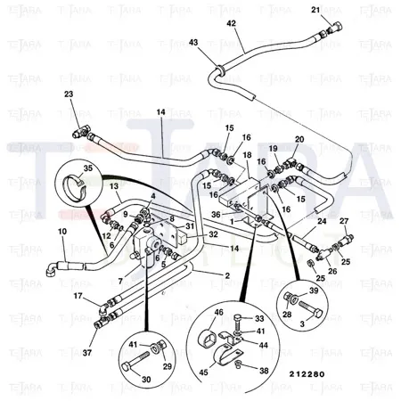JCB Part No.# 1305/3226Z, BOLT 3/8UNFx3-1/2" - JCB Spare Parts