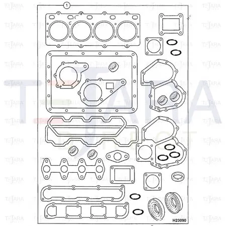 JCB Part No.# 02/634077, GASKET THERMOSTAT - JCB Spare Parts