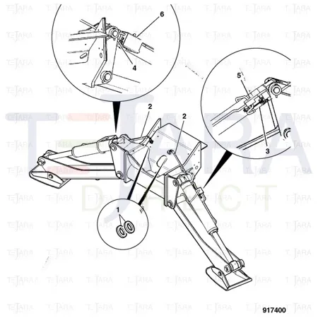 JCB Part No.# 332/D2210, ABI STAB HARNESS 540-170 - JCB Spare Parts