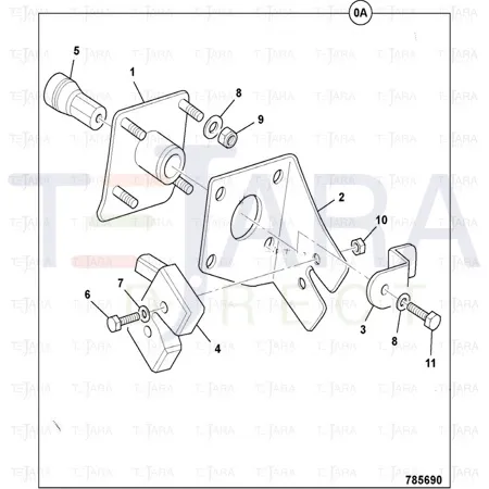 JCB Part No.# 1315/0108Z, SET M5 X 30 HT (P564) - JCB Spare Parts