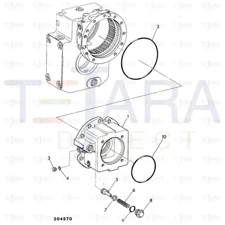 JCB Part No.# 10/907501, O RING - JCB Spare Parts