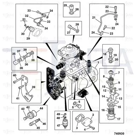 JCB Part No.# 17/920005, ADAPTER - JCB Spare Parts
